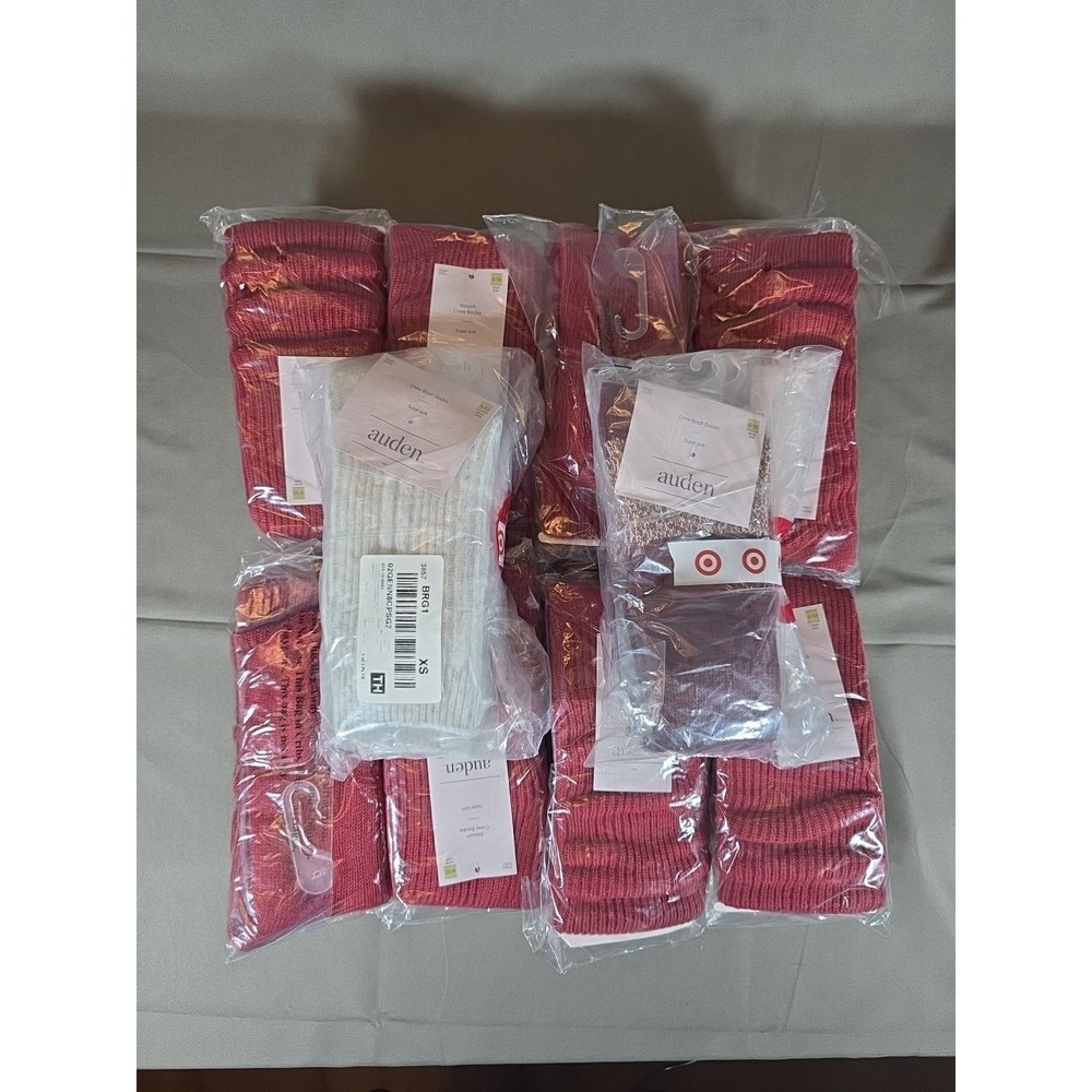 New Assorted Lot Women's Socks A New Auden Adult Sizes 26 Units